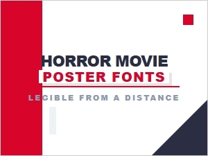 Clarity and Terror in Poster Typography