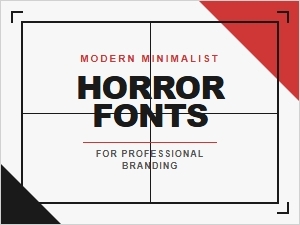 The Precision of Minimalist Horror Typography
